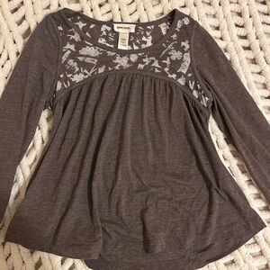 Y2K Diesel Charcoal Long Sleeve Women's Top